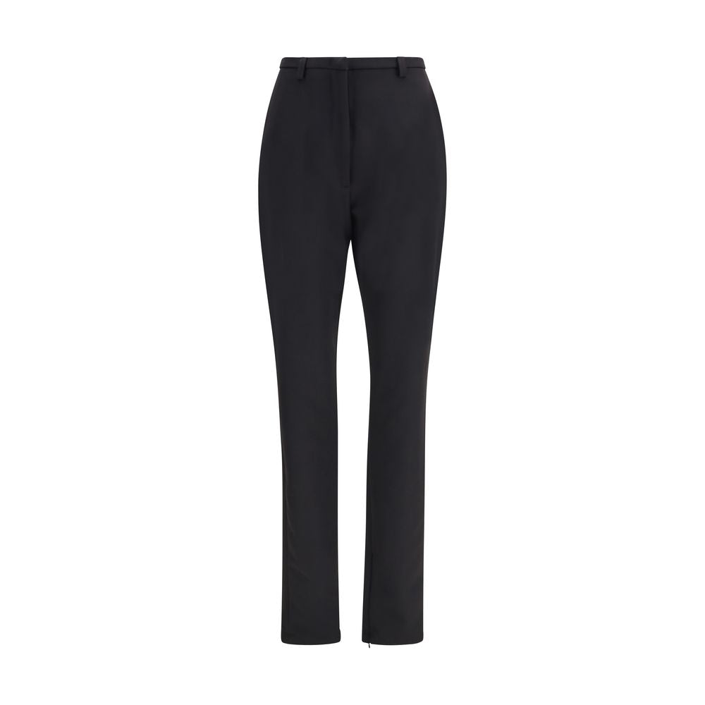 The Latest Black Polyester Skinny Pants | Regal Royce