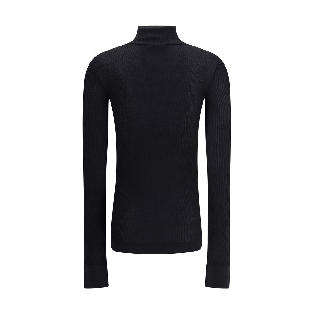 Lemaire Black Wool Top | Regal Royce