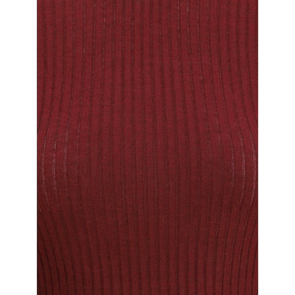SA SU PHI Bordeaux Cashmere Top | Regal Royce