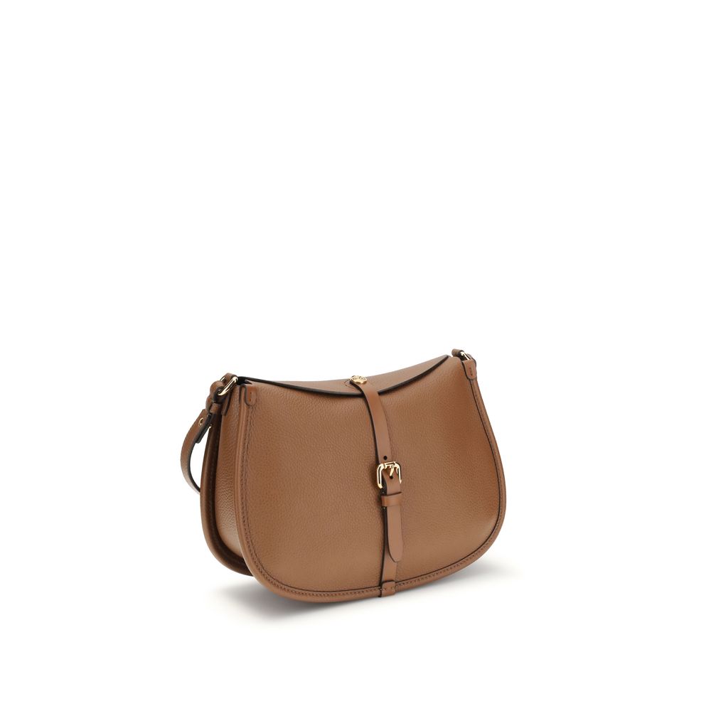 Etro Brown Calf Leather Bos Taurus Shoulder Bag | Regal Royce