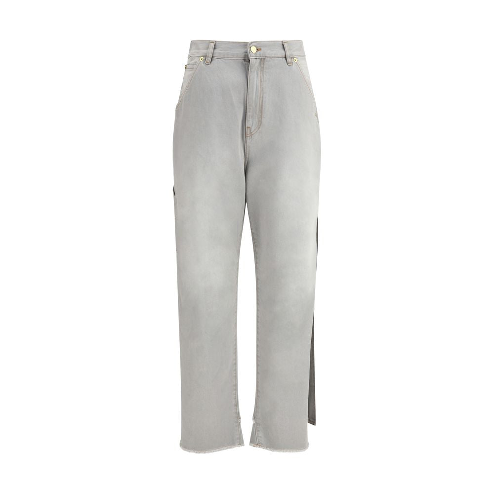 Darkpark Gray Cotton Relaxed Fit Jeans | Regal Royce