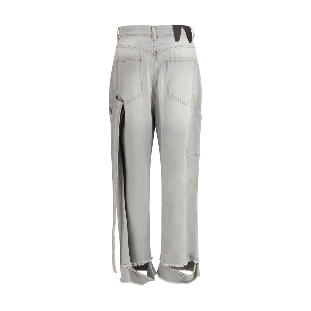 Darkpark Gray Cotton Relaxed Fit Jeans | Regal Royce