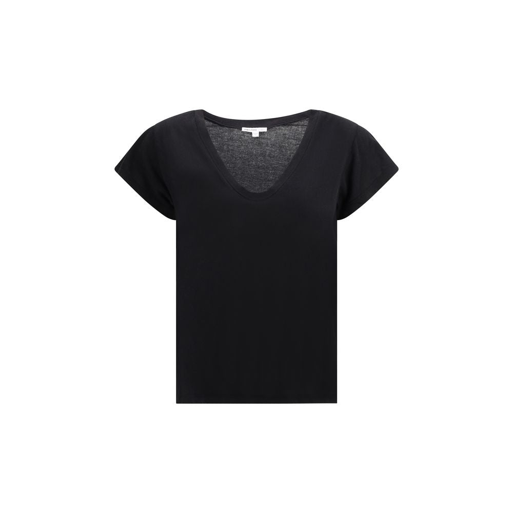 James Perse Black Cotton T-Shirt | Regal Royce
