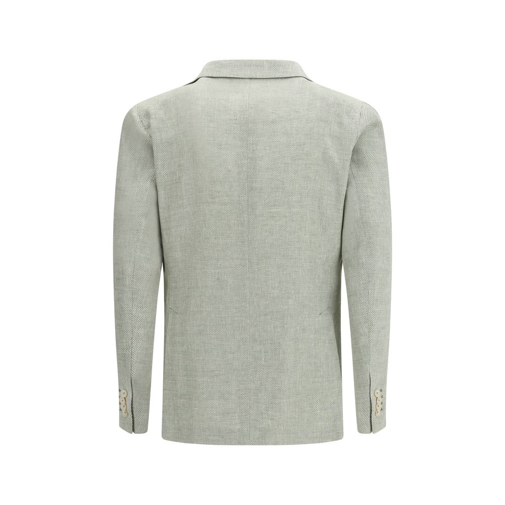 Tagliatore Bicolor Linen Blazer | Regal Royce