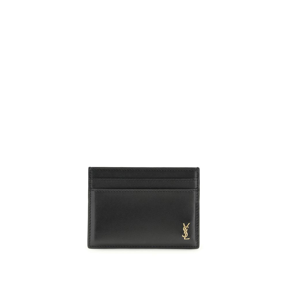 Saint Laurent Black Calf Leather Bos Taurus Wallet | Regal Royce