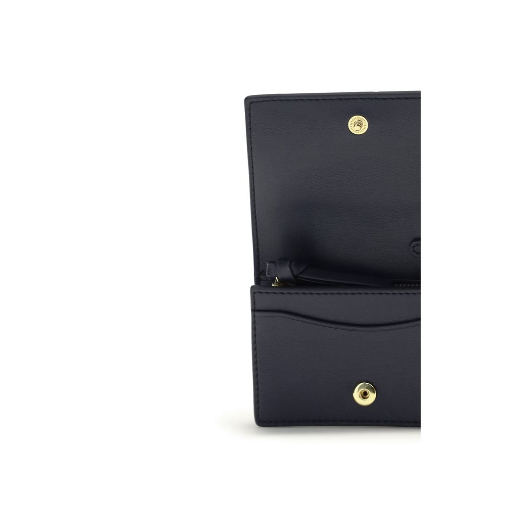 Ganni Black Recycled Leather Wallet | Regal Royce