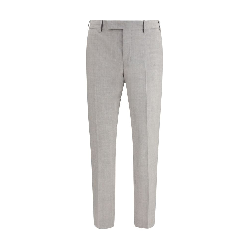 PT Torino Gray Wool Oves Aries Dress Pants | Regal Royce