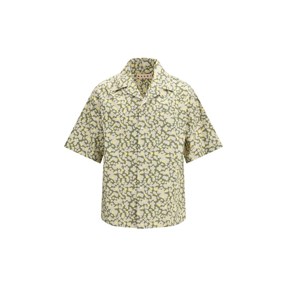 Marni Bicolor Cotton Pattern Shirt | Regal Royce