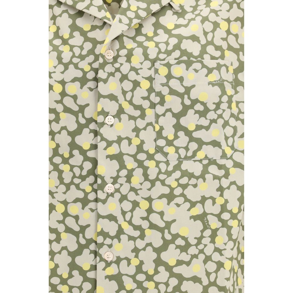Marni Bicolor Cotton Pattern Shirt | Regal Royce