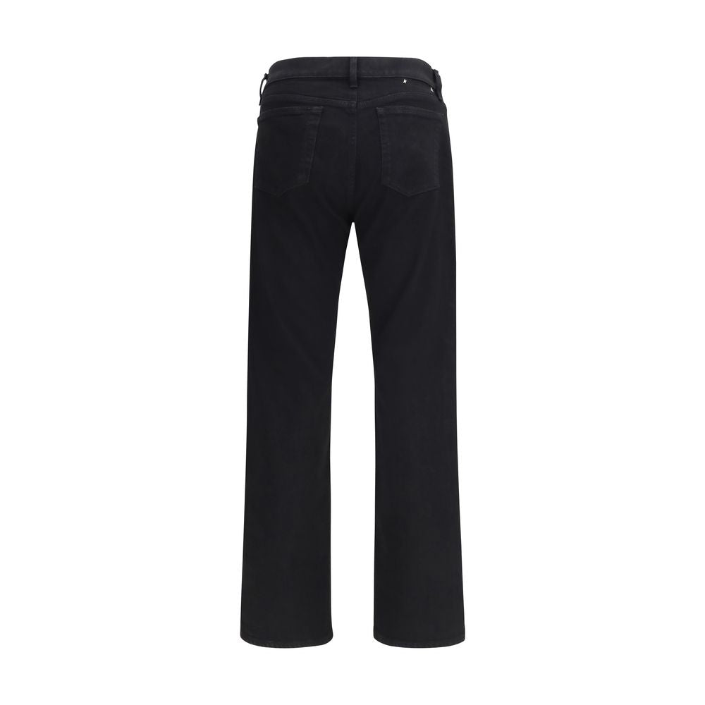 Golden Goose Black Cotton Slim Fit Jeans | Regal Royce
