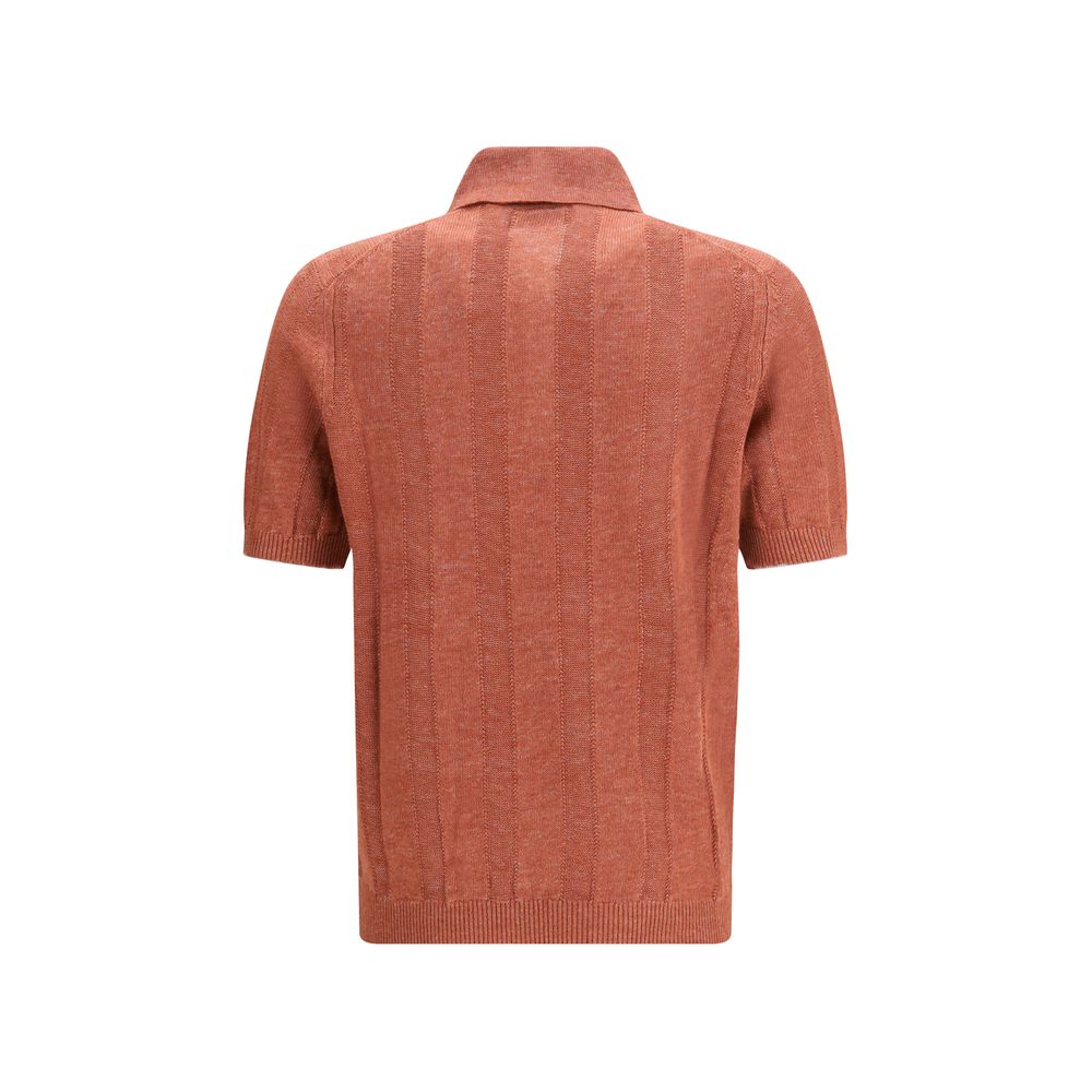 Brunello Cucinelli Orange Denim Shirt | Regal Royce