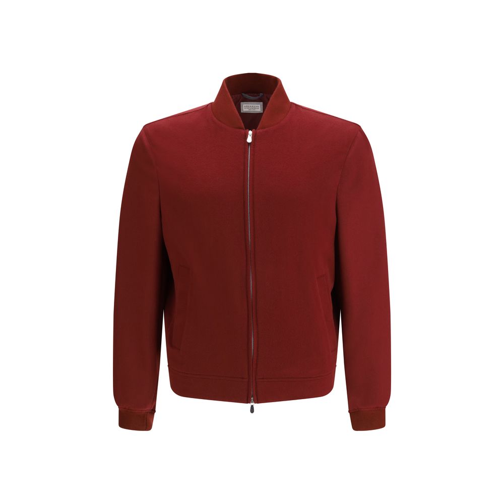 Brunello Cucinelli Multicolor Cashmere Bomber | Regal Royce