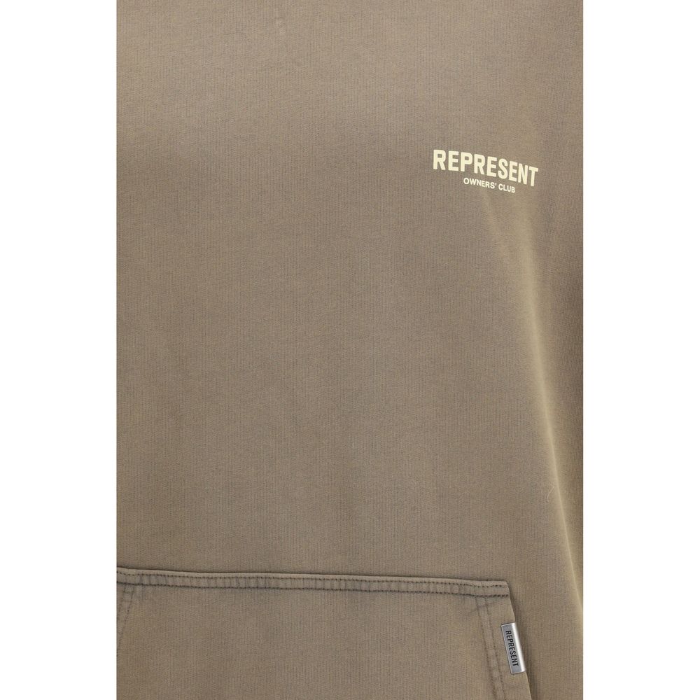 Represent Brown Cotton Sweatshirt | Regal Royce