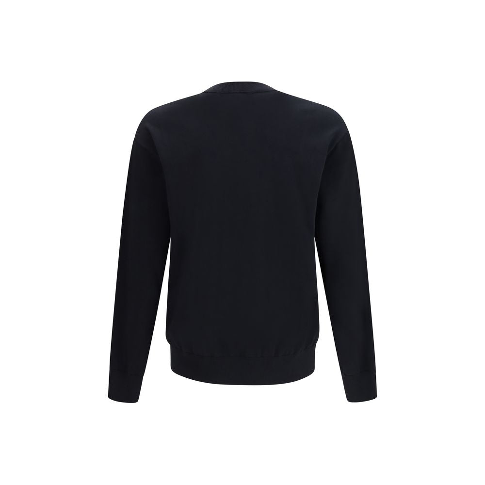 Laneus Black Cotton Sweatshirt | Regal Royce