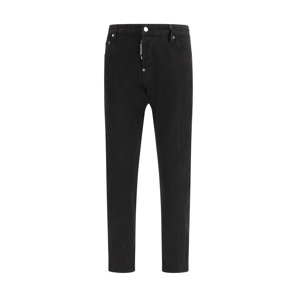 Dsquared² Black Cotton Slim Fit Jeans | Regal Royce
