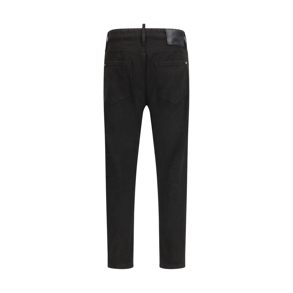 Dsquared² Black Cotton Slim Fit Jeans | Regal Royce
