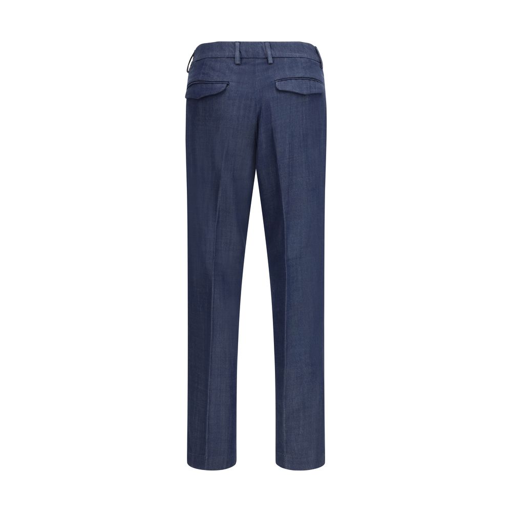 Cruna Blue Tencel Dress Pants | Regal Royce
