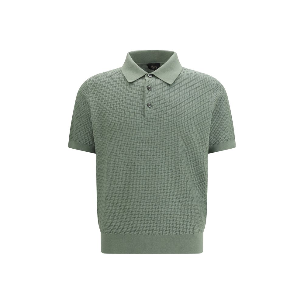 Brioni Bicolor Cotton Polo Shirt | Regal Royce