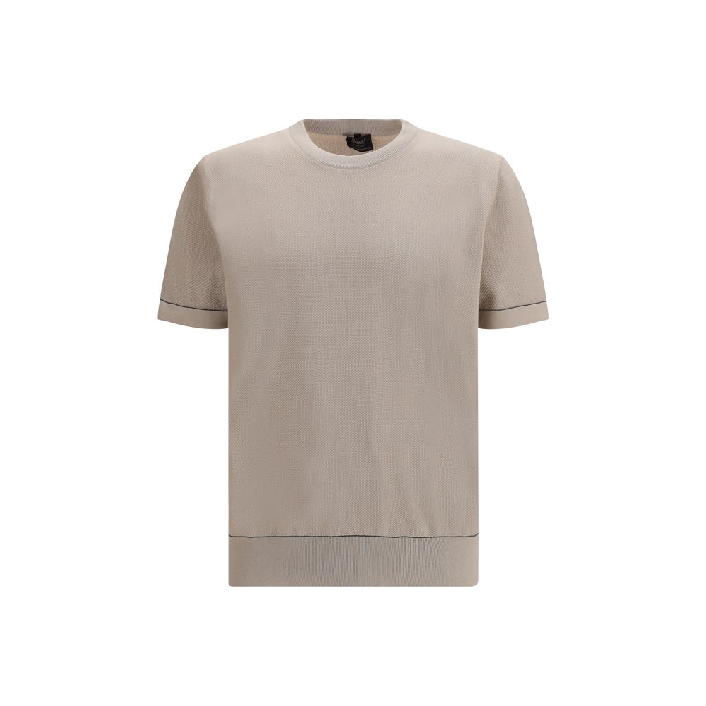 Brioni Beige Cotton T-Shirt | Regal Royce
