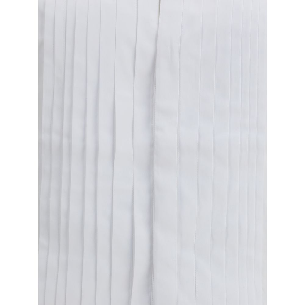 SA SU PHI White Cotton Dress Shirt | Regal Royce