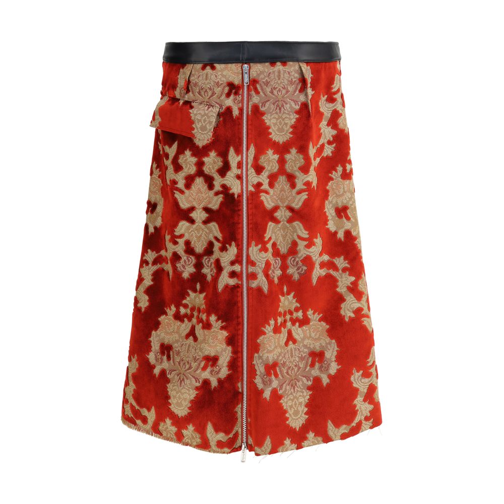 Undercover Multicolor Marabou Bermuda Shorts | Regal Royce