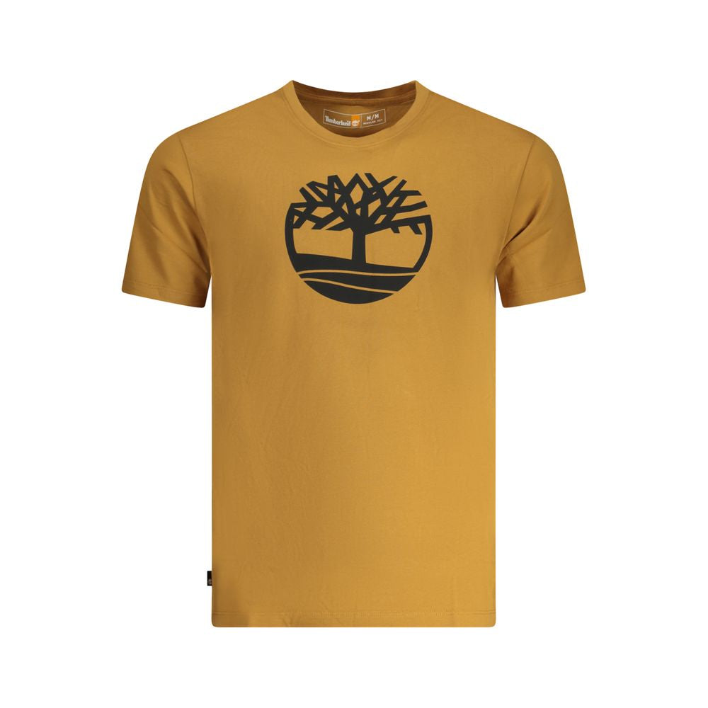 Timberland Marrone Cotton Men T-Shirt | Regal Royce