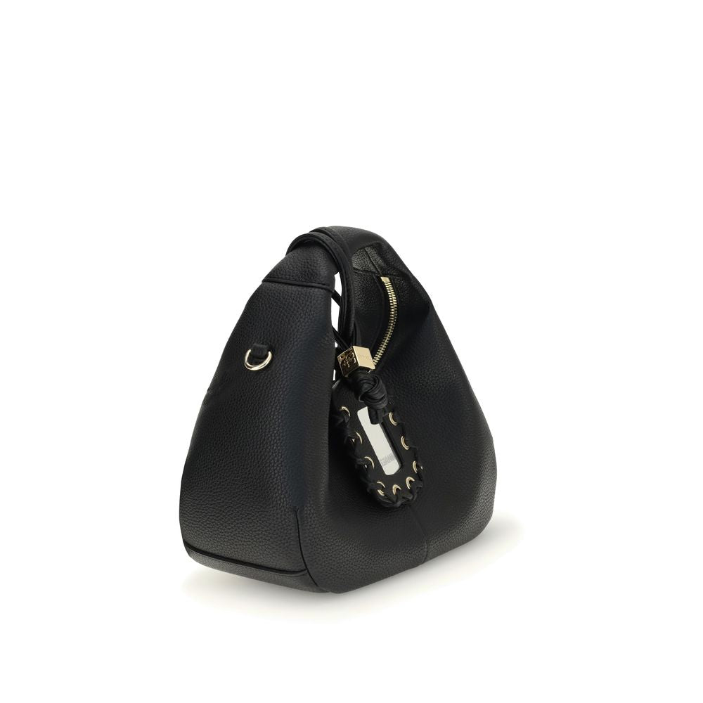 Ganni Black Recycled Polyester Handbag | Regal Royce