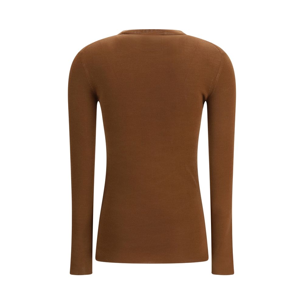 Prada Brown Fleece Wool Cardigan | Regal Royce