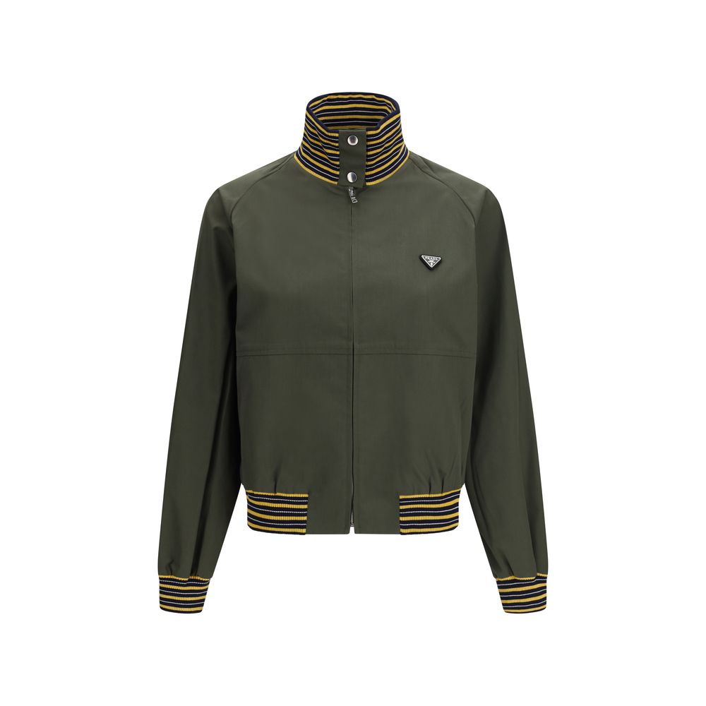 Prada Bicolor Polyester Bomber | Regal Royce