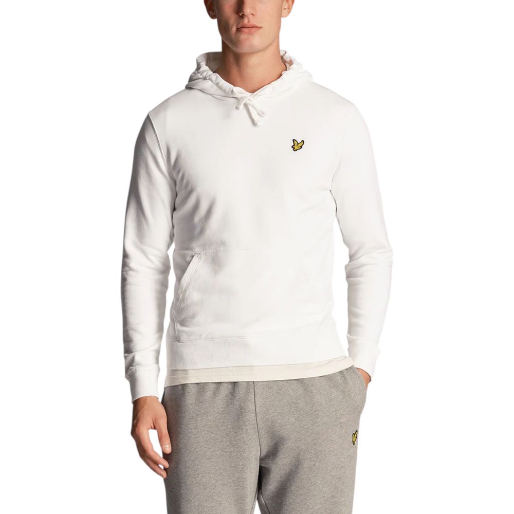 Lyle & Scott White Cotton Hoodie | Regal Royce