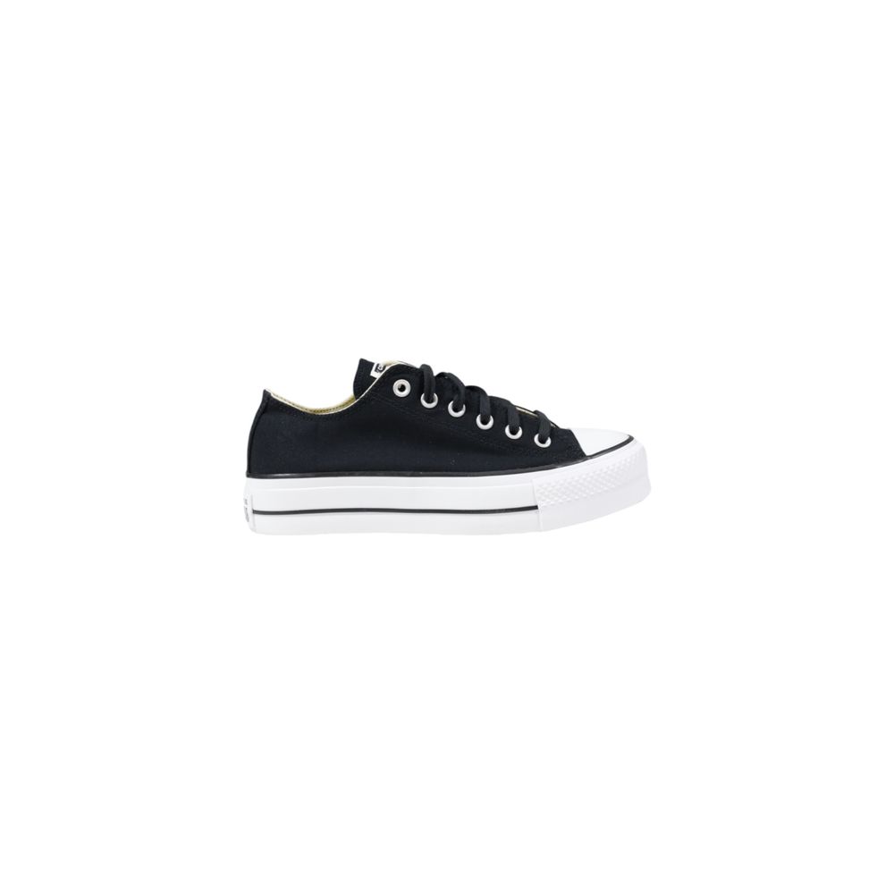 Converse Black Fabric Platform Sneakers | Regal Royce