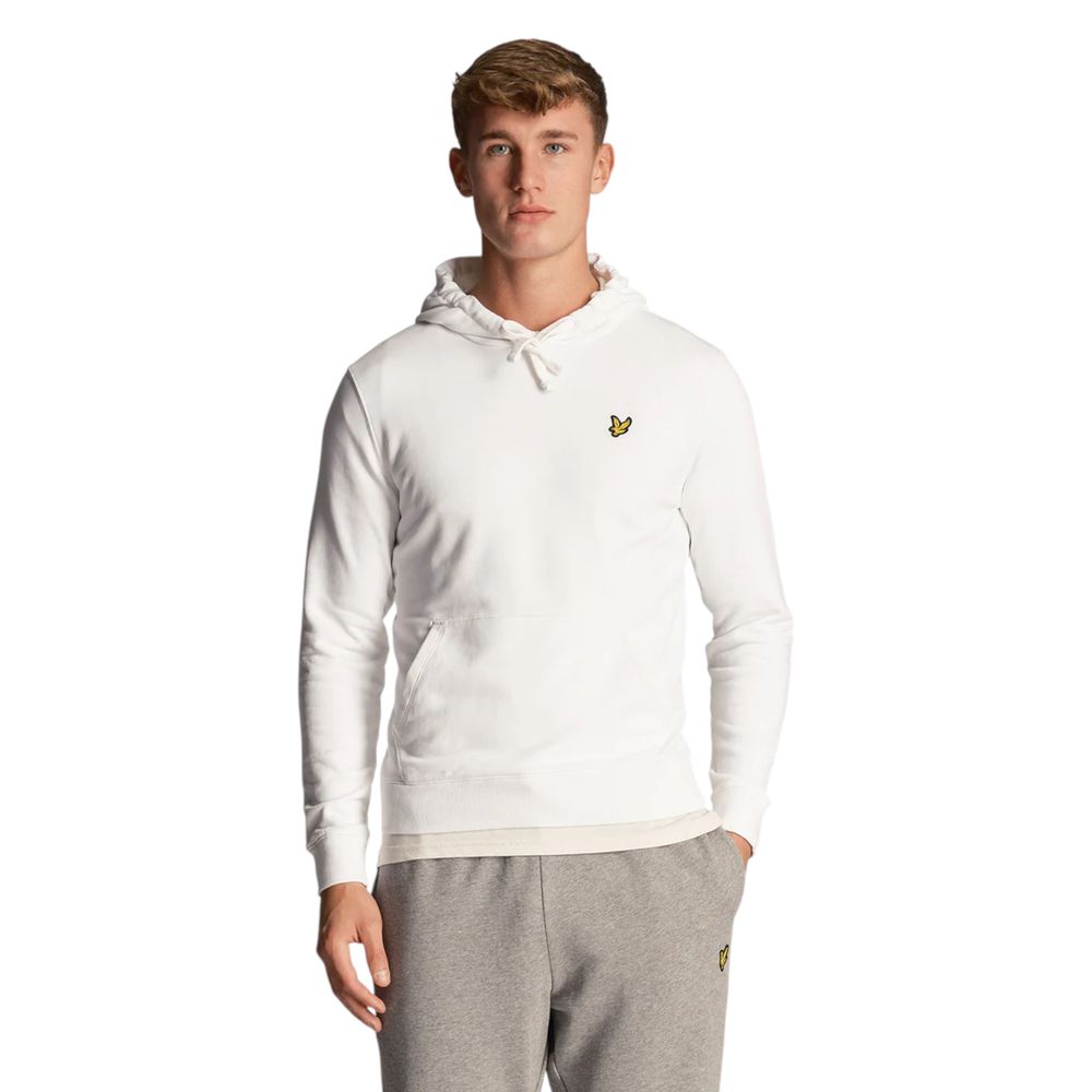 Lyle & Scott White Cotton Hoodie | Regal Royce