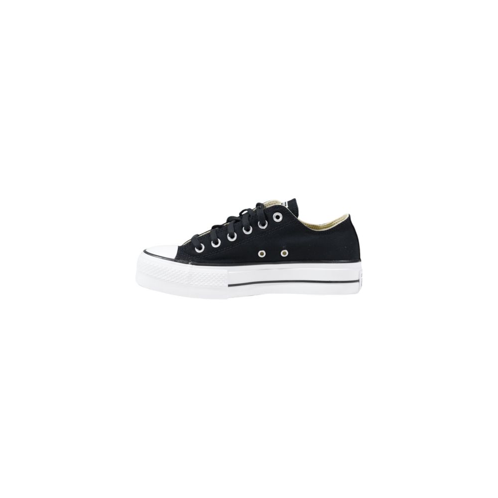 Converse Black Fabric Platform Sneakers | Regal Royce