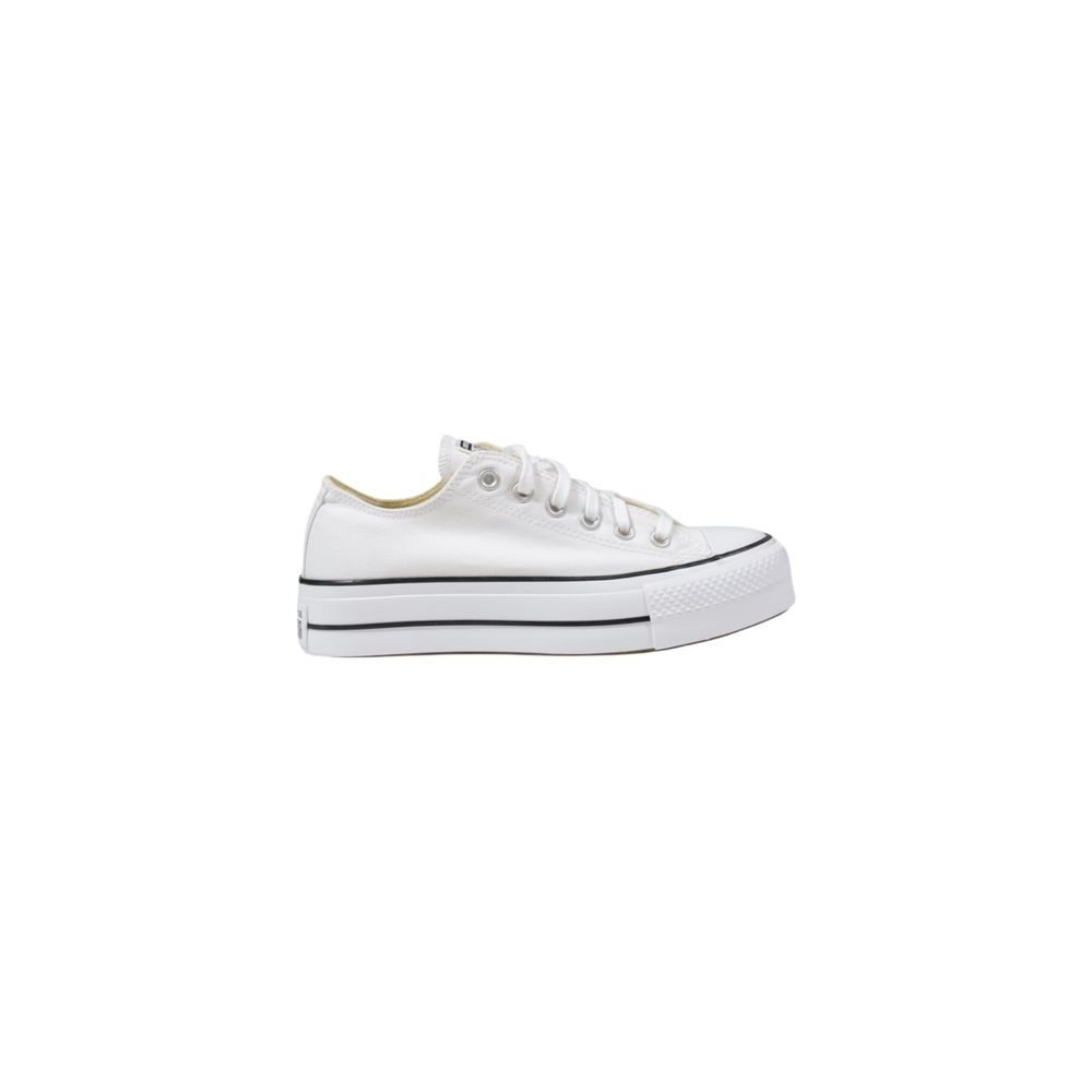 Converse White Fabric Platform Sneakers | Regal Royce