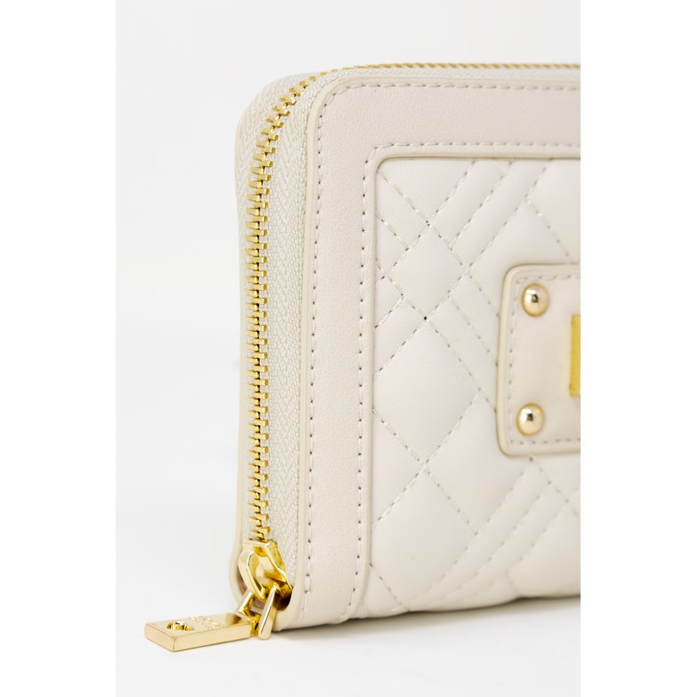 Love Moschino Beige Polyethylene Wallet | Regal Royce