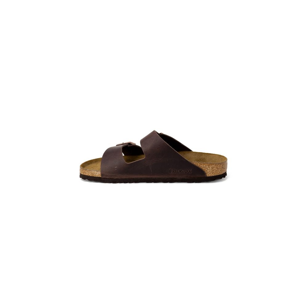 Birkenstock Brown Leather Slippers | Regal Royce