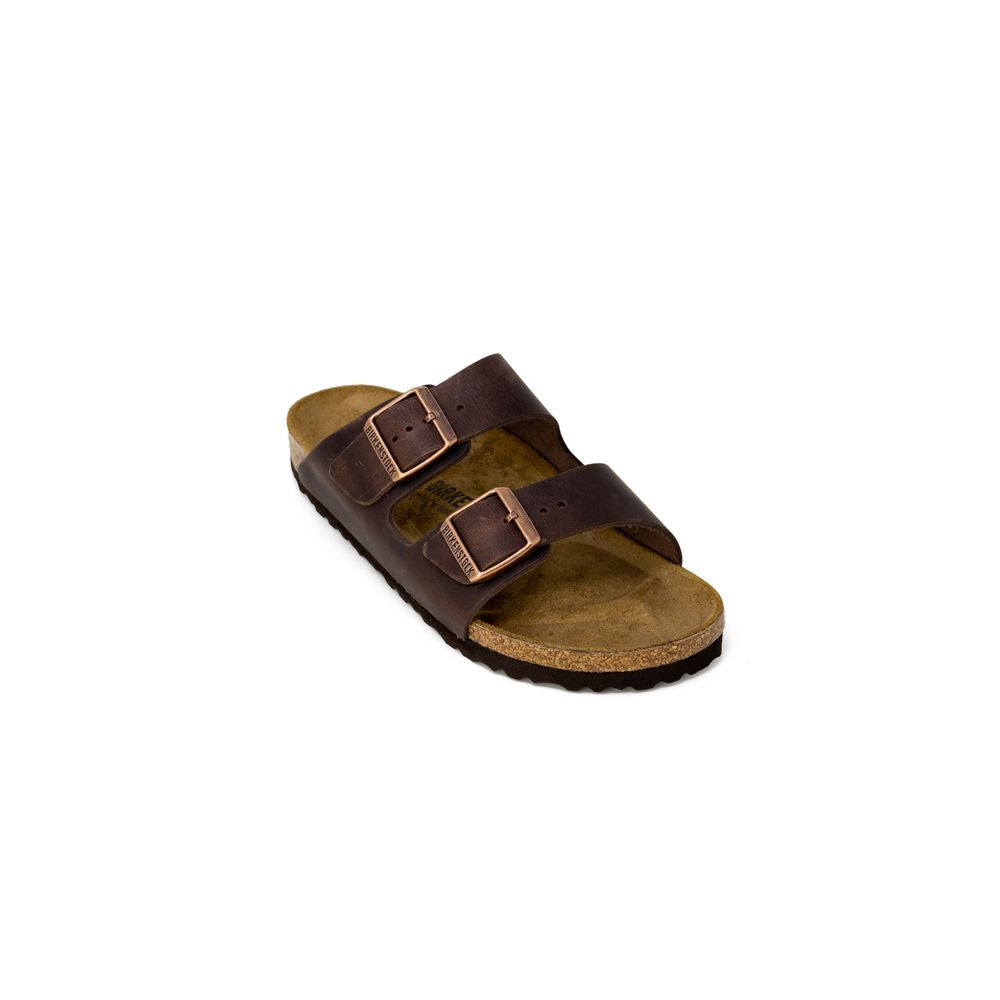 Birkenstock Brown Synthetic Slippers | Regal Royce