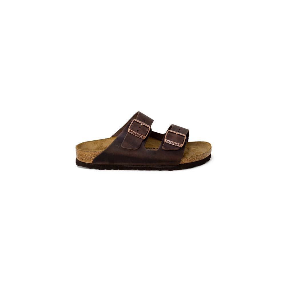Birkenstock Brown Synthetic Slippers | Regal Royce