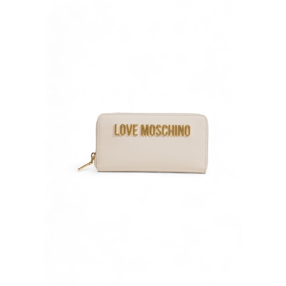 Love Moschino Beige Polyethylene Wallet | Regal Royce