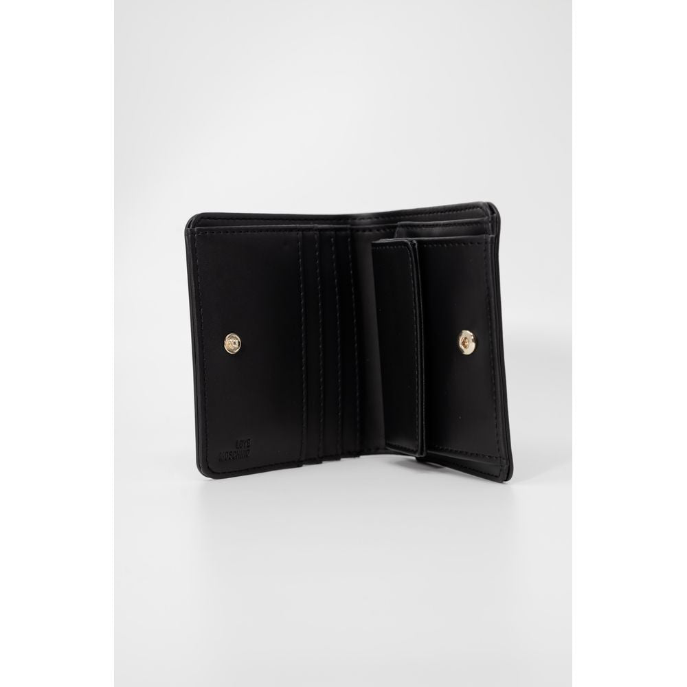 Love Moschino Black Polyethylene Wallet | Regal Royce