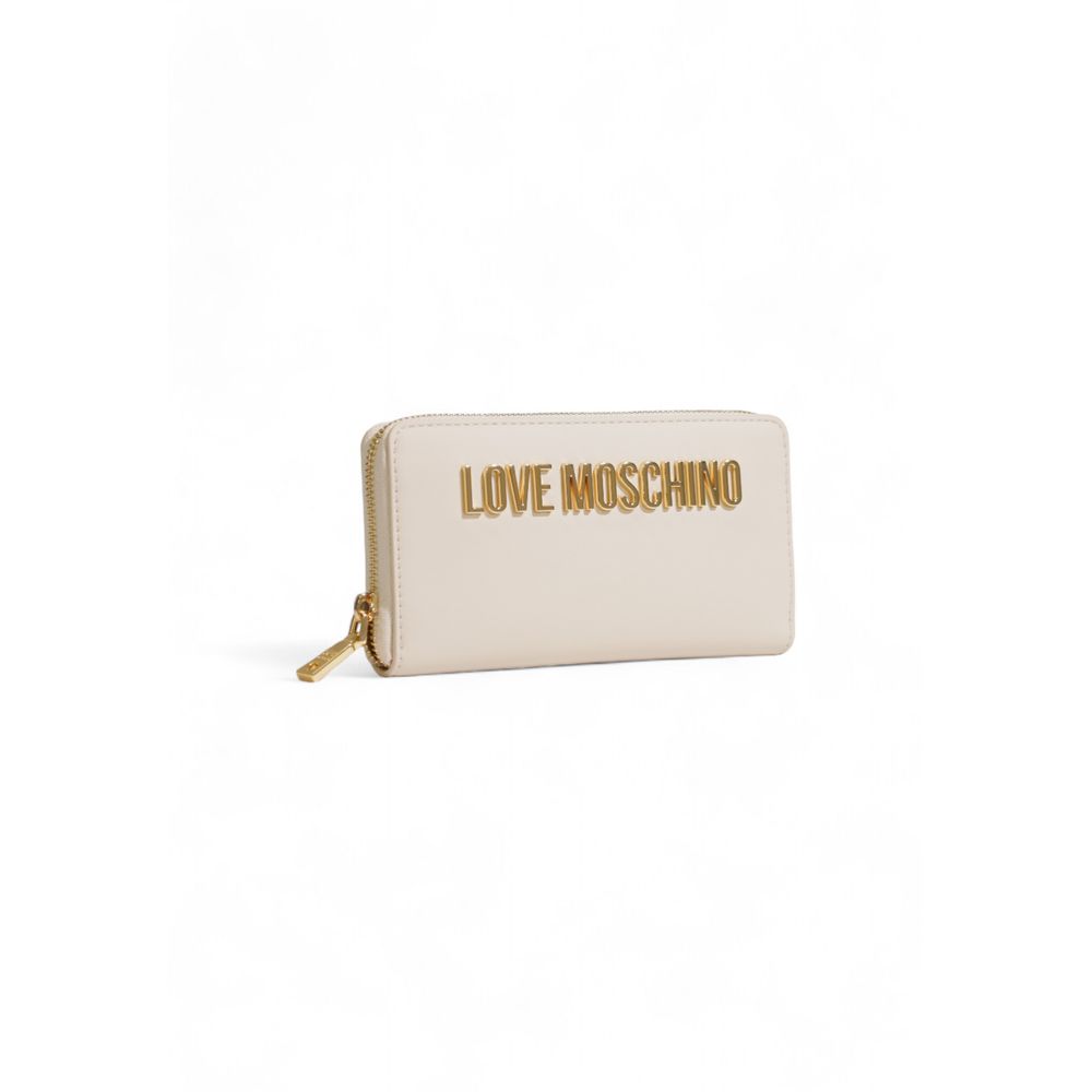 Love Moschino Beige Polyethylene Wallet | Regal Royce