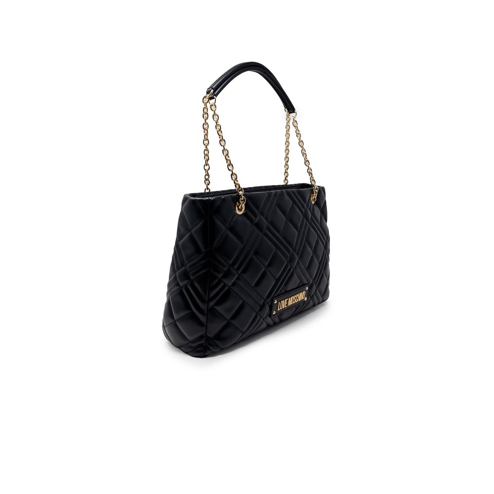 Love Moschino Black Polyethylene Handbag | Regal Royce