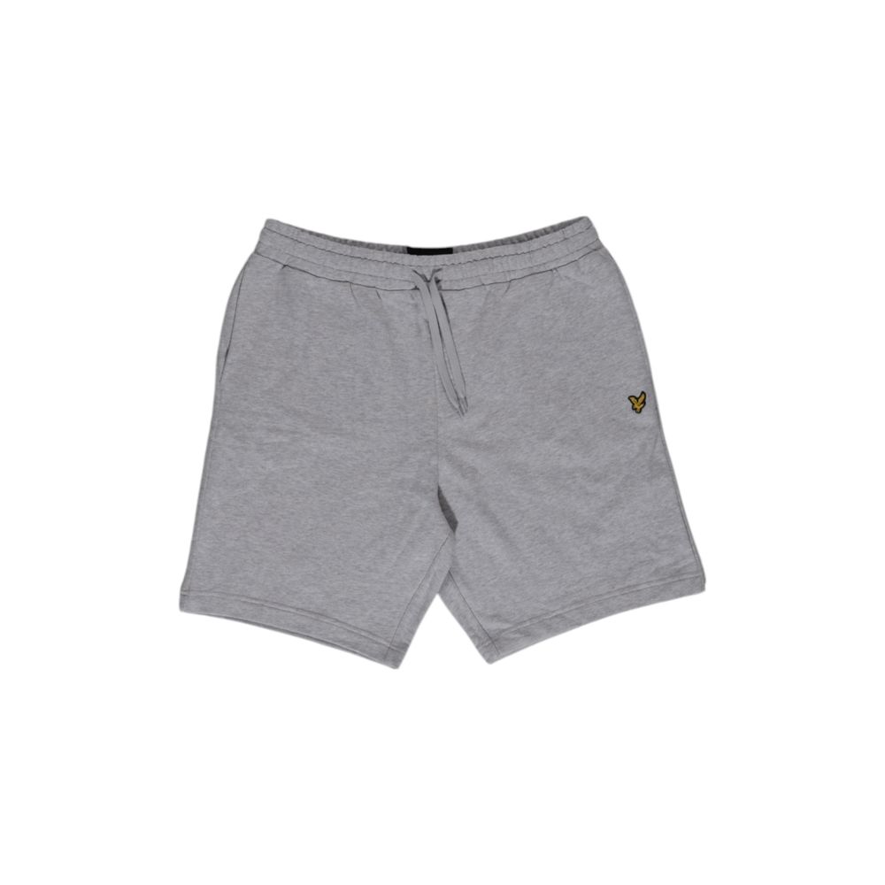 Lyle & Scott Gray Cotton Bermuda Shorts | Regal Royce