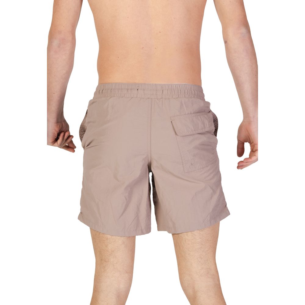 Lyle & Scott Beige Nylon Swim Shorts | Regal Royce