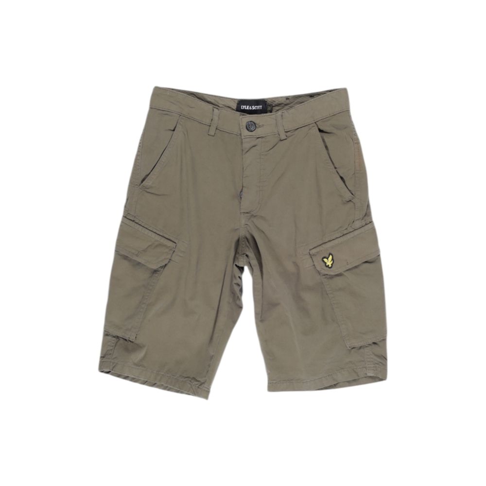 Lyle & Scott Green Cotton Bermuda Shorts | Regal Royce