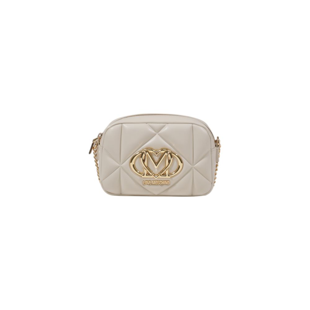 Love Moschino Beige Polyethylene Handbag | Regal Royce