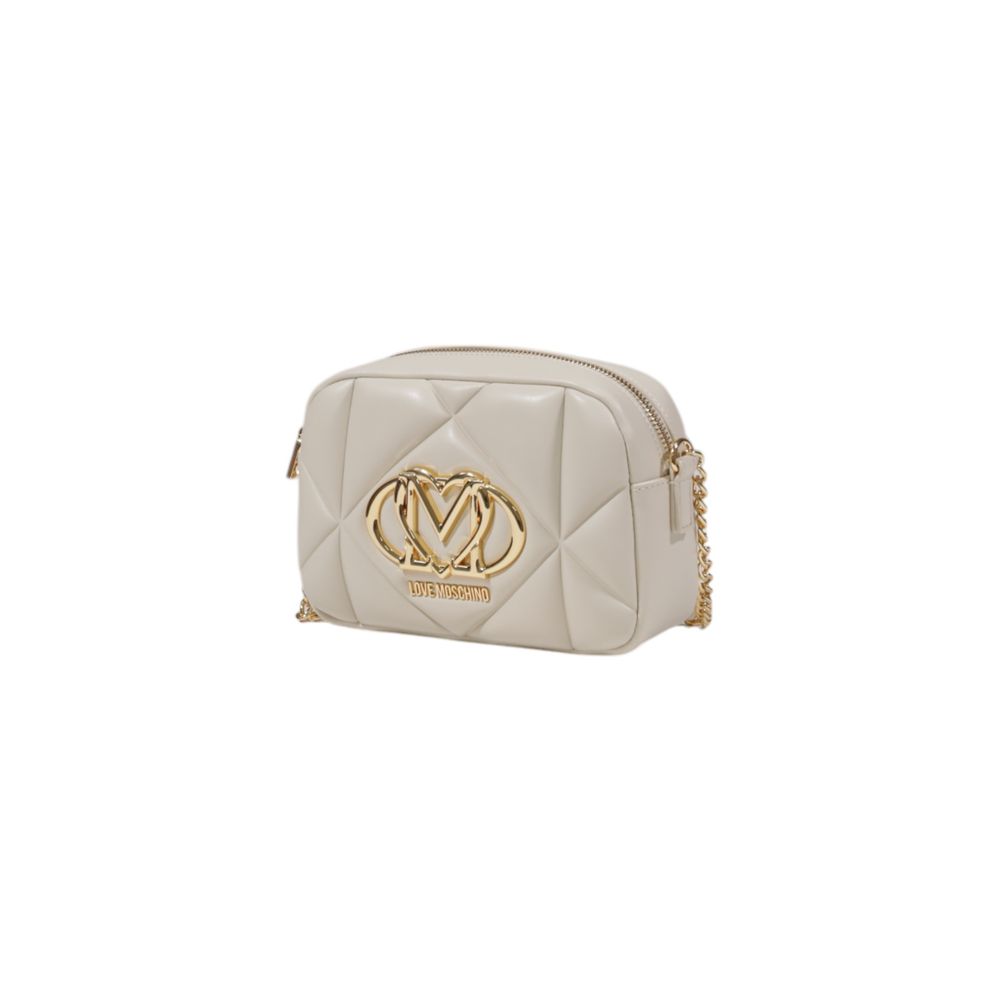 Love Moschino Beige Polyethylene Handbag | Regal Royce