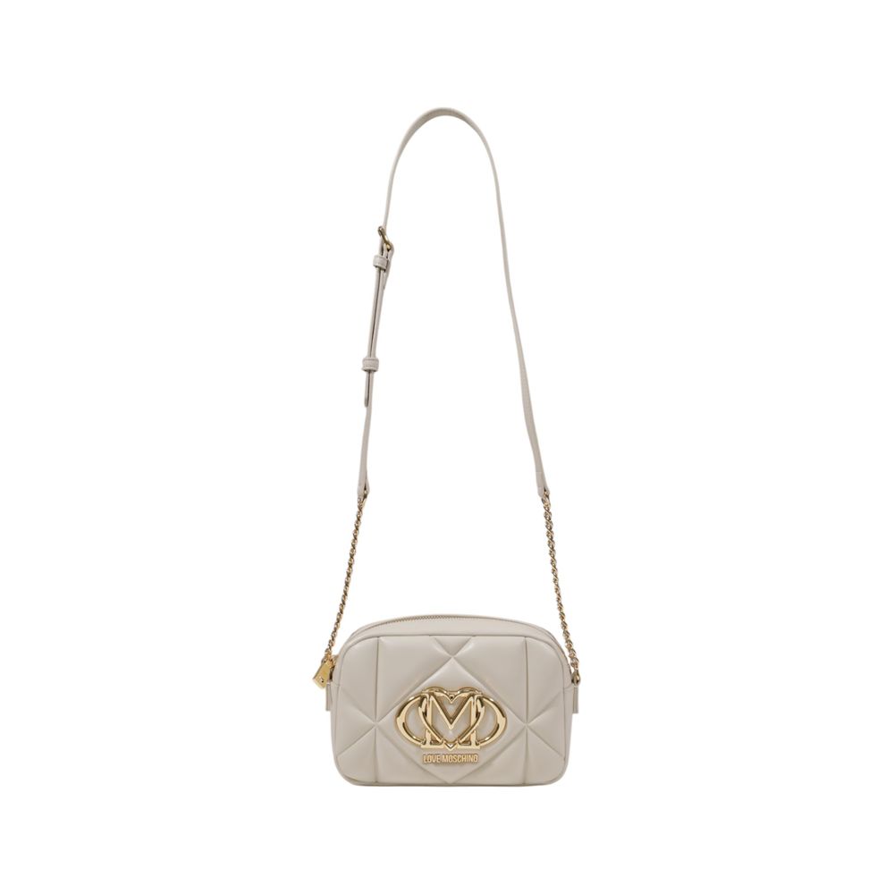 Love Moschino Beige Polyethylene Handbag | Regal Royce