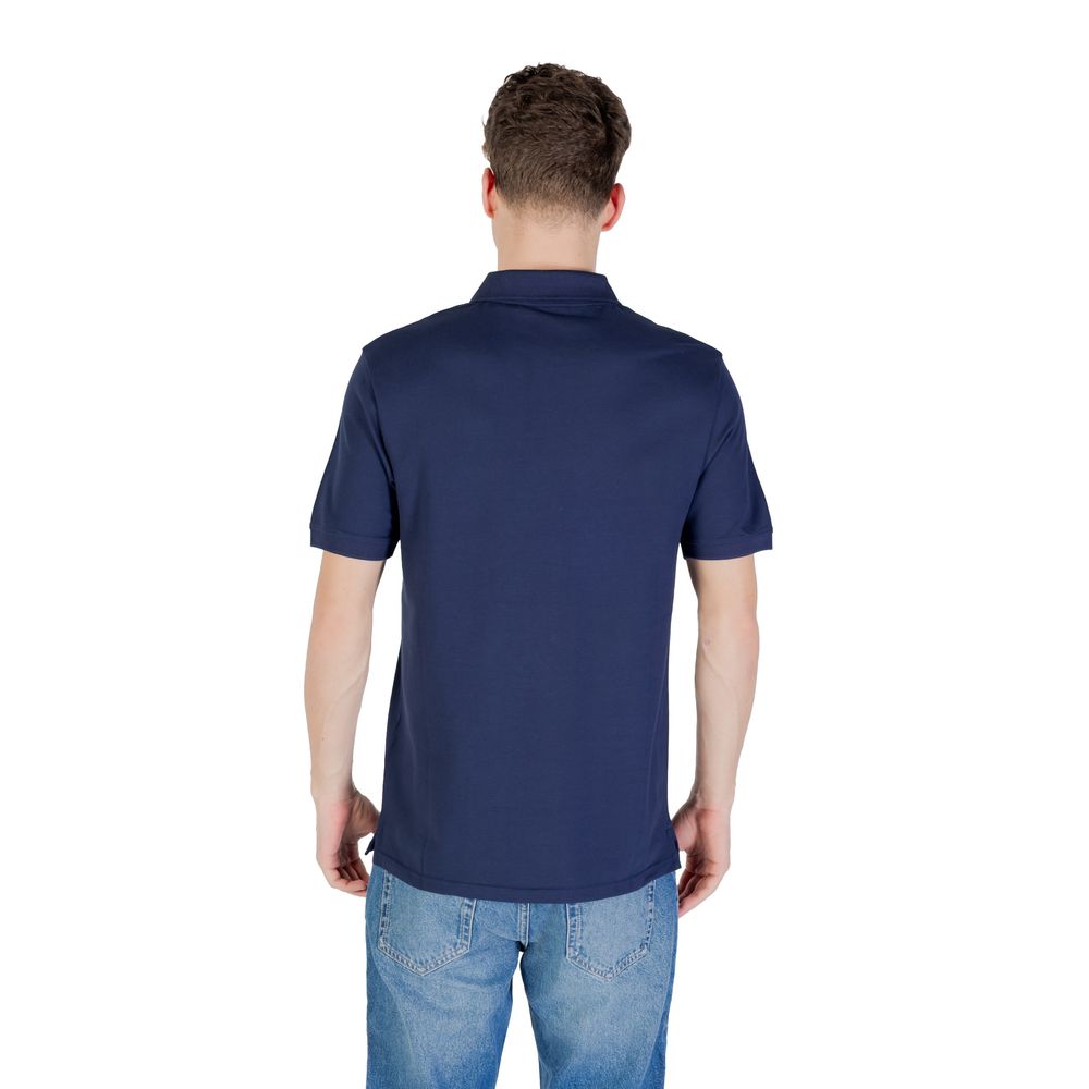 Lyle & Scott Blue Cotton Polo Shirt | Regal Royce
