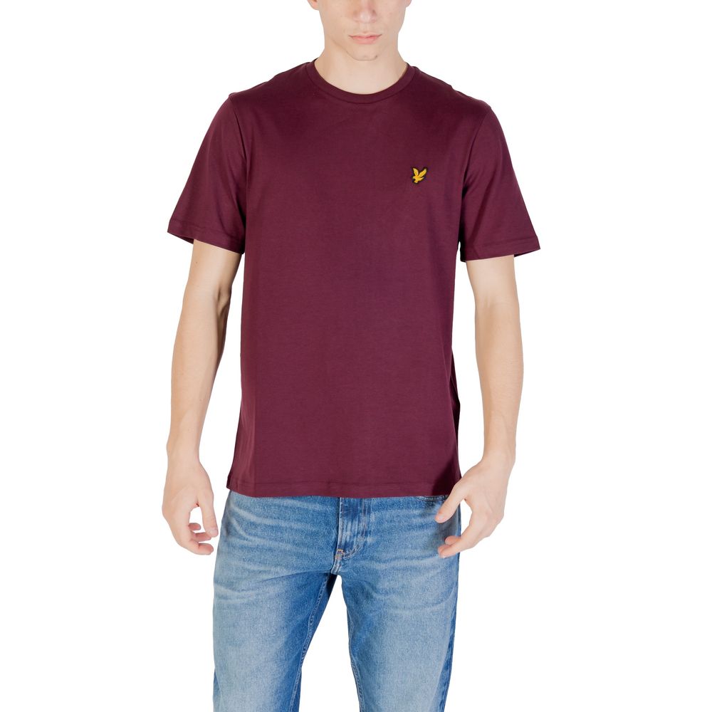 Lyle & Scott Bordeaux Cotton T-Shirt | Regal Royce